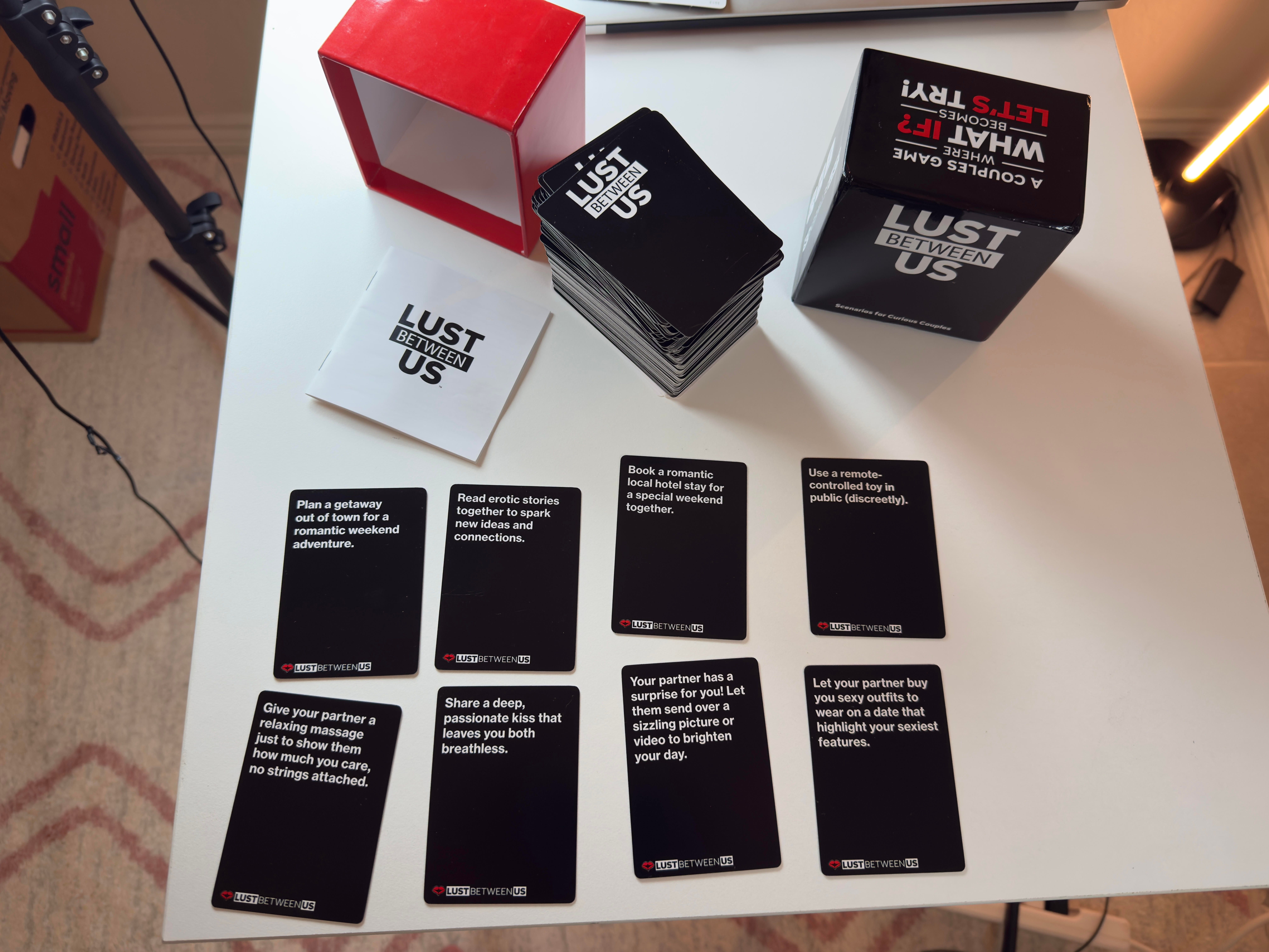 Image of the first sample of Lust Between Us opened up